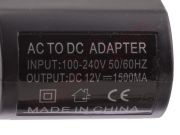 Cargador / adaptador de red a mechero - 1.5A / 18Wh